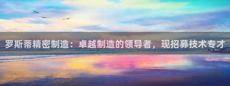 彩神通官网下载：罗斯蒂精密制造：卓越制造的领导者，现招募技术专才