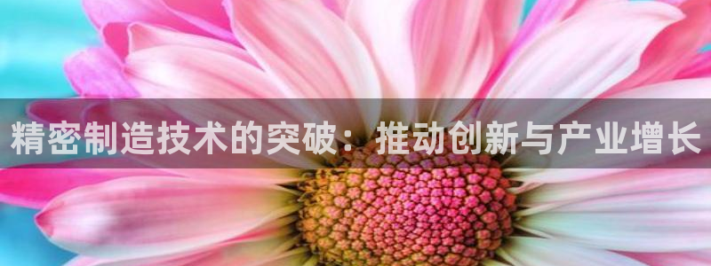 彩神v8官网版：精密制造技术的突破：推动创新与产业增长