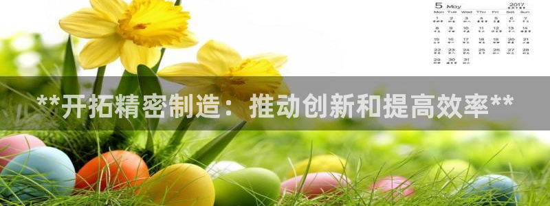 彩神8官网版是正规的吗：**开拓精密制造：推动创新和提高效率**