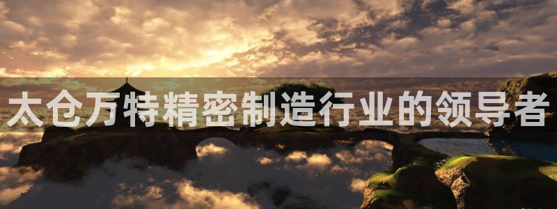 彩神购彩-购彩大厅入口500：太仓万特精密制造行业的领导者