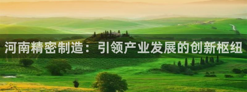 彩神v8下载网址：河南精密制造：引领产业发展的创新枢纽