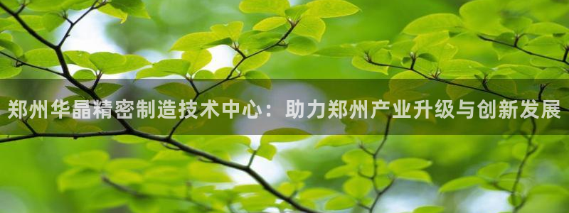 彩神是怎样一个平台赚钱的：郑州华晶精密制造技术中心：助力郑州产业升级与创新发展