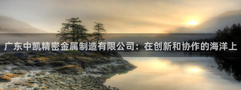 彩神ix能赚钱吗：广东中凯精密金属制造有限公司：在创新和协作的海洋上