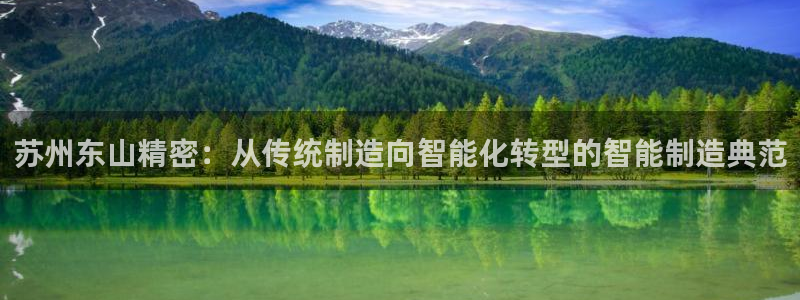 彩神旗下有哪些平台可以玩：苏州东山精密：从传统制造向智能化转型的智能制造典范