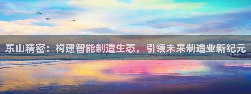 彩神平台能提现吗：东山精密：构建智能制造生态，引领未来制造业新纪元